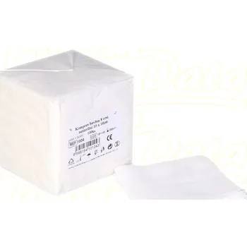 Krytí na ránu Gáza kompr.nester.10x10cm 8vrst.100ks Steriwund