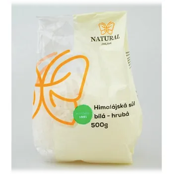 Kuchyňská sůl Himálájská sůl bílá hrubá 500 g