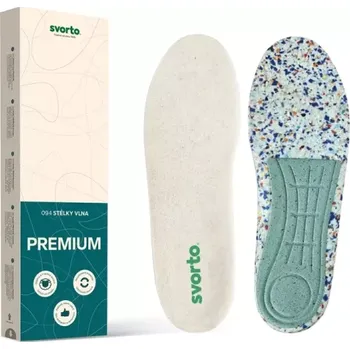 Vložka do bot SVORTO 094 Stélky vlna premium, Velikost 37-38