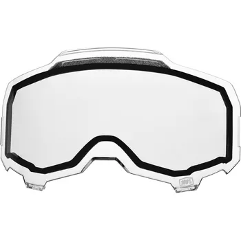 Motocyklové brýle Plexi 100% ARMEGA dvojité čiré (Anti-fog)