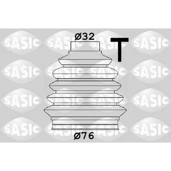 Auto-moto Sada měchů, hnací hřídel SASIC 1906143