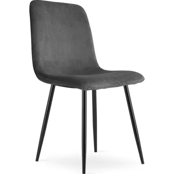 Jídelní židle Jídelní židle RIFT šedá / černé nohy