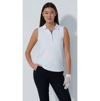 Pánské tričko Daily Sports Diamond Sleeveless White M Polo košile