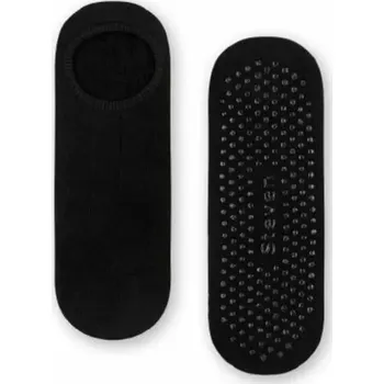 Pánské ponožky Dámské froté ponožky s ABS 132 černá 35-37