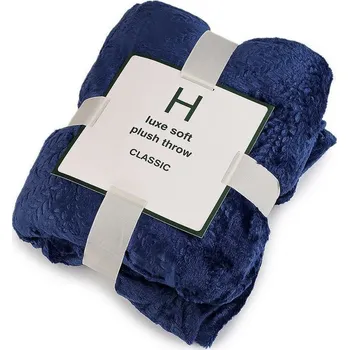 Dětská deka Stoklasa Deka mikroplyš lístky 150x200 cm Modrá