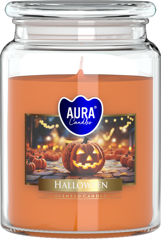 Aura vonná svíčka v dóze maxi Halloween