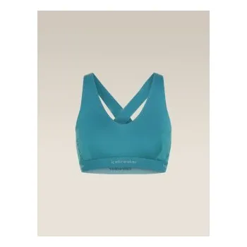 Dámské termo spodní prádlo Icebreaker Wmns 125 Cool-Lite Sprite Racerback Bra, Topaz