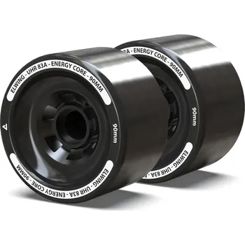 Longboard Elwing - Náhradní kolečka 90mm (Sada 2ks) - Černá