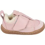 Zimní barefoot kožené boty Pegres SBF64W růžové 20