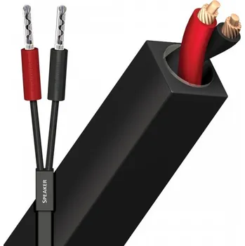 Audio kabel Audioquest Q2 - 3 m - sada reproduktorových kabelů SureGrip 100 BFA banánky stříbrné