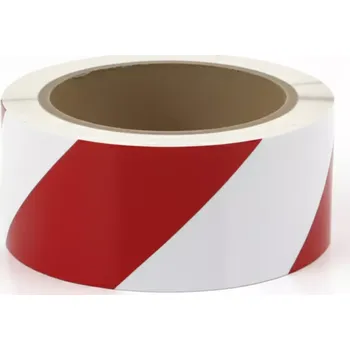 Výstražná páska Bílo-červená pravá výstražná páska - délka 33 m, šířka 5 cm