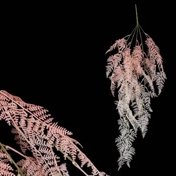 umělá květina Kapradí - umělá převislá větev, růžová