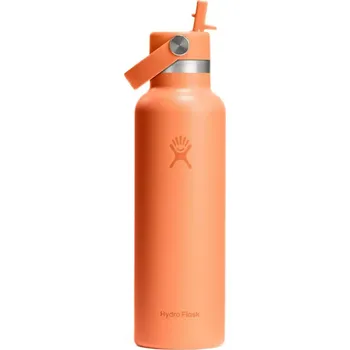 Hydro Flask 21 oz (621ml) Standard Flex Straw Cap S21CFS690 - nectar orange UNI