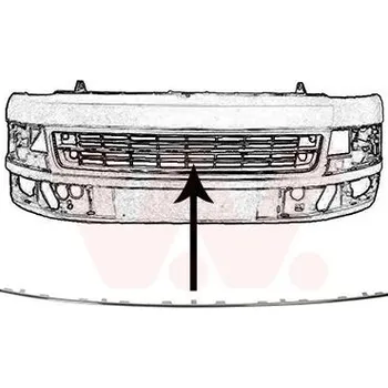 Nárazník Ozdobná / ochranná lišta, nárazník VAN WEZEL 5790580