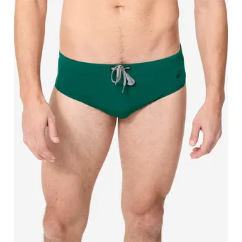 Pánské plavky DECATHLON Pánské slipové plavky 100 Plus M ZELENÁ