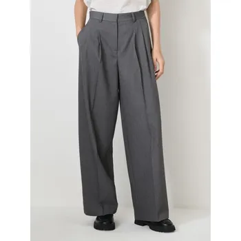 Sinsay - Elegantní kalhoty s puky - šedá - 713FJ-90M - 713FJ-90M-XL