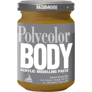 Speciální výtvarná barva Maimeri Acrylic Modelling Body Strukturovací pasta 140 ml Gold