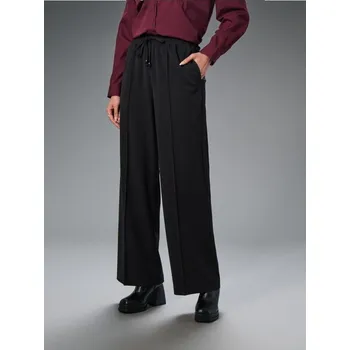 Dámské kalhoty Sinsay - Kalhoty wide leg - černá - 735FJ-99X - 735FJ-99X-XS