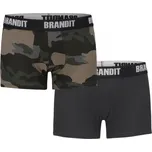 Boxershorts Logo 2er Pack - darkcamo/blk S