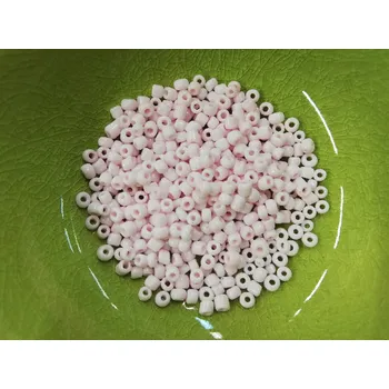 Dětské navlékací korálky Korálky PRECIOSA rokajl vel.8/0 - světlejší růžová matná - 10g