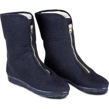 Dámská zimní obuv Ovčíno dámské důchodky na zip černé EU 39 + DÁREK