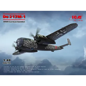 Modelářství ICM 1/48 Do 217M-1 German bomber WWII (4x camo)