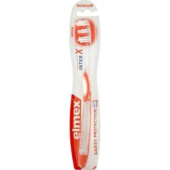 Zubní kartáček Elmex Caries Protection InterX střední