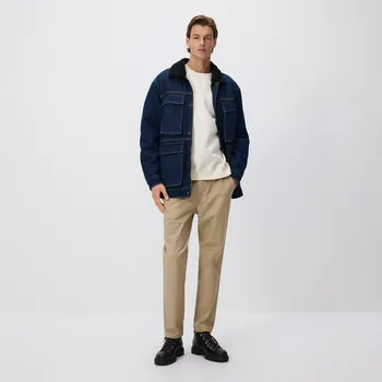 Reserved - Kalhoty slim joggers - béžová - 481GC-80X - 481GC-80X-L