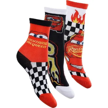 Sun City Chlapecké ponožky 3 páry Disney Cars Velikost ponožek: 23/26