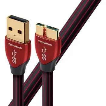 Datový kabel Audioquest Cinnamon USB 3.0 A na Micro USB B 3.0 - 0,75 m