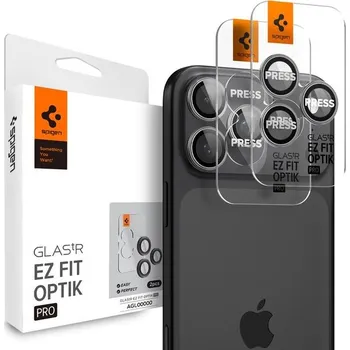 Spigen Glass tR EZ Fit Optik Pro skla iPhone 17-14 Pro/17-14 Pro Max gray (2 ks)