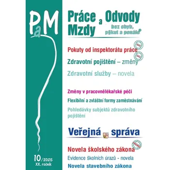 Práce a mzdy 10/2025 – Pokuty od inspektorátu práce