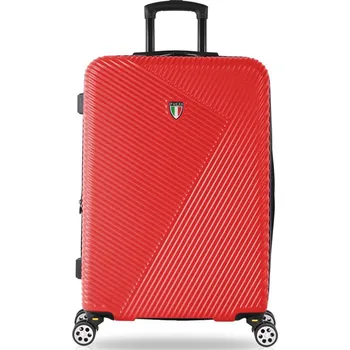 Plastový kufr TUCCI Tesoro L - červená