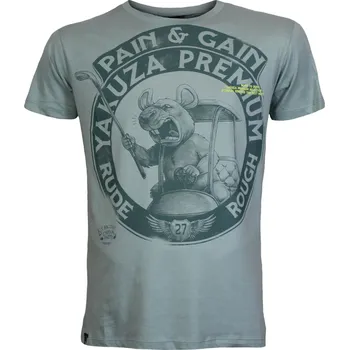 YAKUZA triko YPS 3907 light blue/gray - 4XL