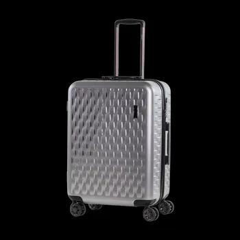 Plastový kufr ROCK Allure M - stříbrná