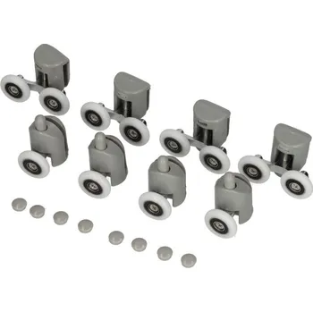 Kolečka do sprchy - pojezdová kolečka sprchového koutu sada