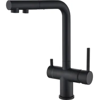 Vodovodní baterie dřezová baterie Helika AKVADUO PLUS 2683 matte black