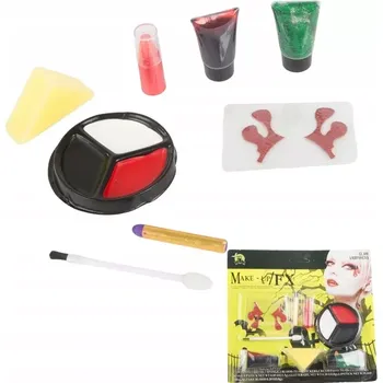 Party dekorace Upírský make-up na Halloween s příslušenstvím – sada na líčení