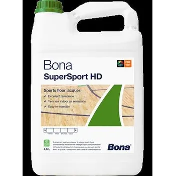 Lak na dřevo Bona SuperSport HD lesk 5l Barva: mat