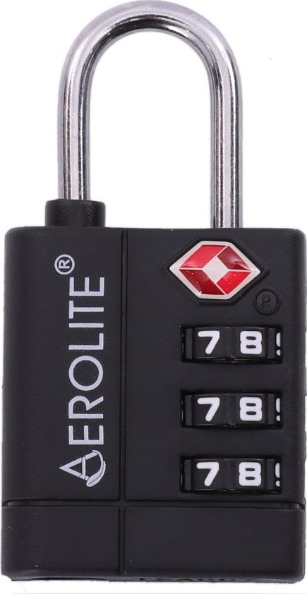 Zámek na zavazadlo AEROLITE TSA-LOCK - černá