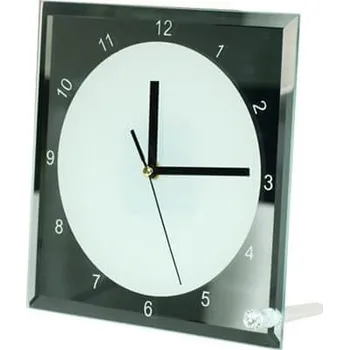 Hodiny Skleněné hodiny - 20 x 20 cm s vlastním potiskem, fotkou