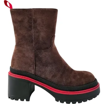 Dámské kozačky Kotníkové kozačky Gai Mattiolo Dark Brown Red Velikost: 40