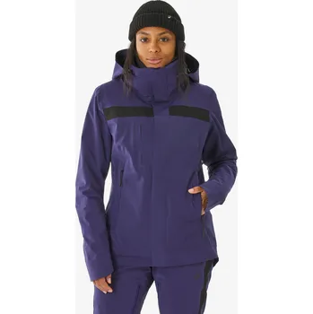 WEDZE Dámská lyžařská a snowboardová bunda velmi prodyšná nepromokavá JKT 900 S FIALOVÁ|MODRÁ