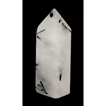 Křišťál s turmalínem špice 5,5 cm