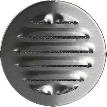 UPMANN ochranná mřížka kulatá 150 mm pro potrubí DN100 nerez kartáčovaná