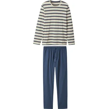 Pánské pyžamo esmara Men Pánské pyžamo (pruhy / bílá / navy modrá, S (44/46))