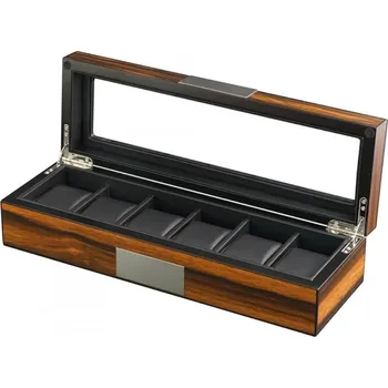 Box na hodinky Rothenschild watch box RS-2377-6EB for 6 watches ebony