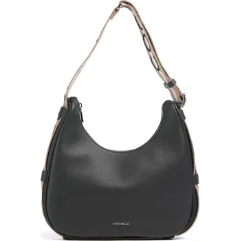 Coccinelle Raquel - Taška přes rameno v černá, kůže, 235388 | Kabelky pro ženy & muže