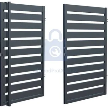 branka Branka jednokřídlá kovová, SAFIR 900 x 1500 mm, s el. Zámkem, balení 1 ks