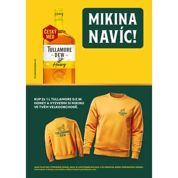 Whisky Tullamore D.E.W. Honey 2x1l + Mikina M zdarma